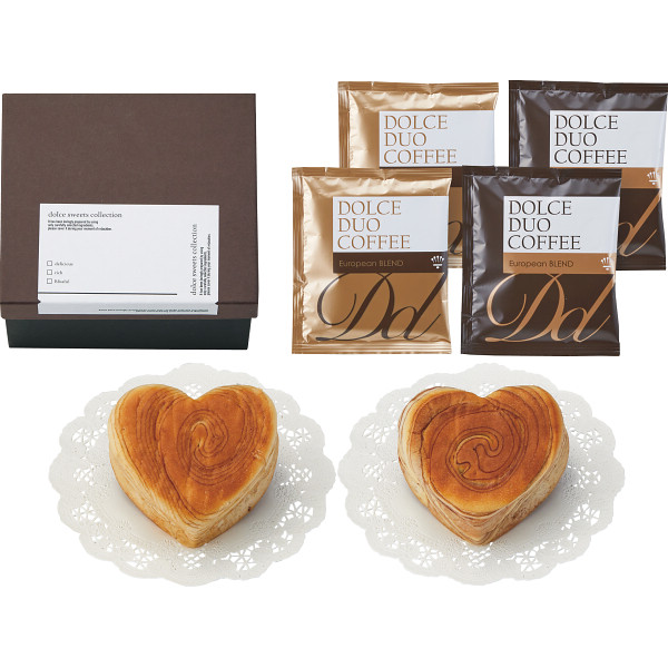 ハートデニッシュ＆カフェセット