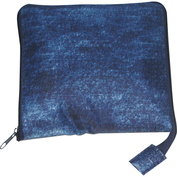 デニム柄ビッグトートブルーデニム