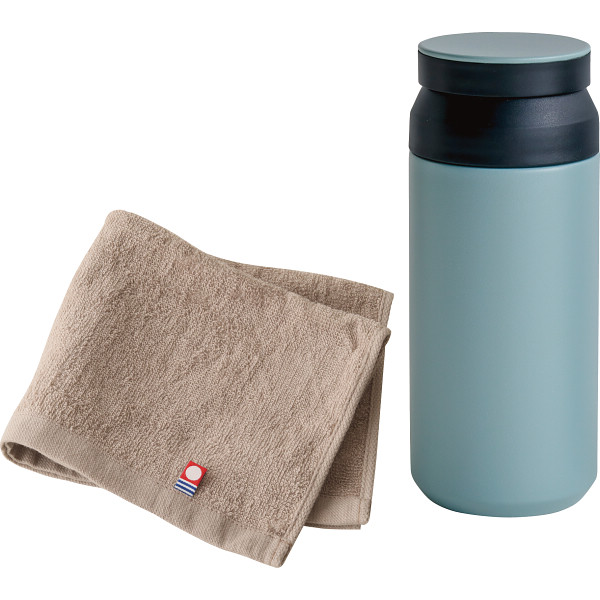 アミ―ホーム ボトル＆タオルブルー