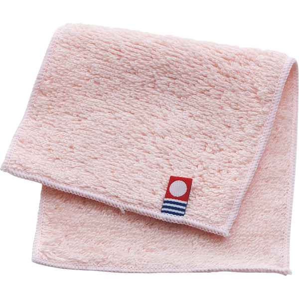 サステナブル今治ハーフハンカチサーモンピンク