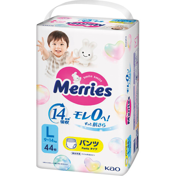 メリーズ エアスルー パンツ Ｌサイズ４４枚