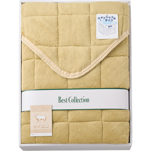 ウール３０％入り 洗えるあったか敷パット