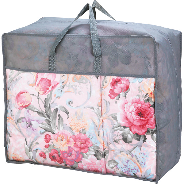 羽根ふとんバッグ入りピンク