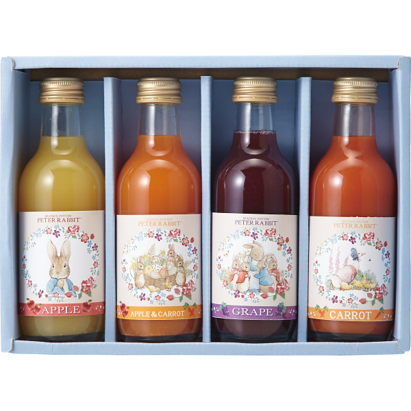 ピーターラビットＴＭジュース（４本）お名入れなし