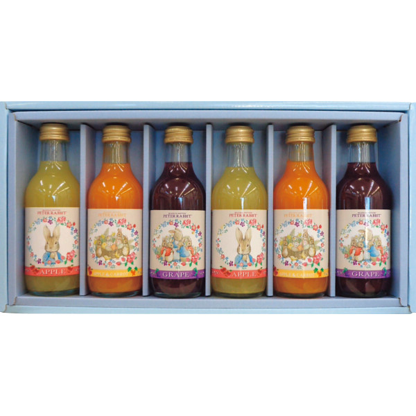 ピーターラビットＴＭジュース（６本）お名入れあり