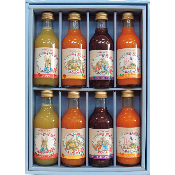 ピーターラビットＴＭジュース（８本）お名入れあり
