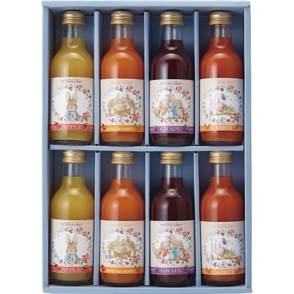 ピーターラビットＴＭジュース（８本）お名入れなし
