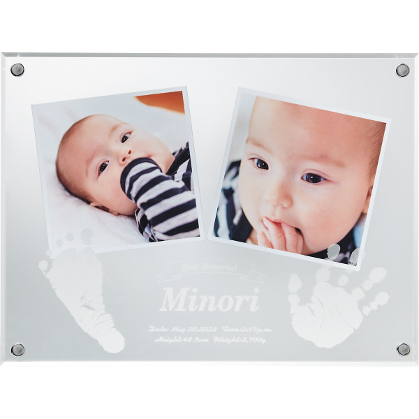 アクリルフォトスタンド お誕生のメモリー（お仕立て券）