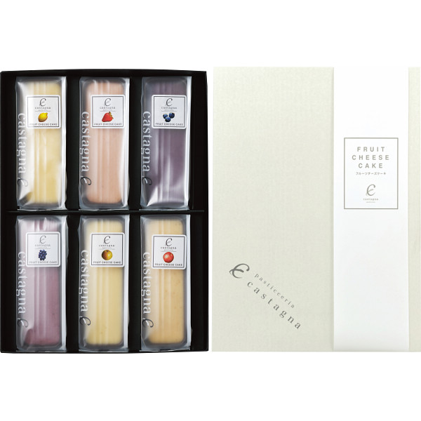 カスターニャ　広島県産フルーツチーズケーキ６種セット