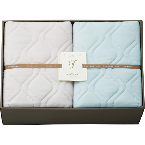 グランフランセヌーベル クール接触冷感敷パット２枚セット