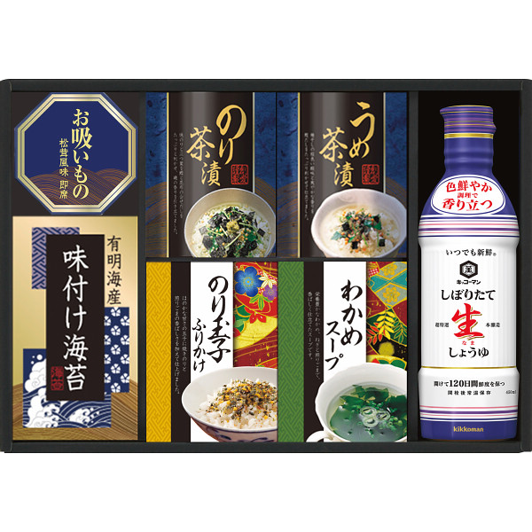 キッコーマン　生しょうゆ＆和食詰合せ