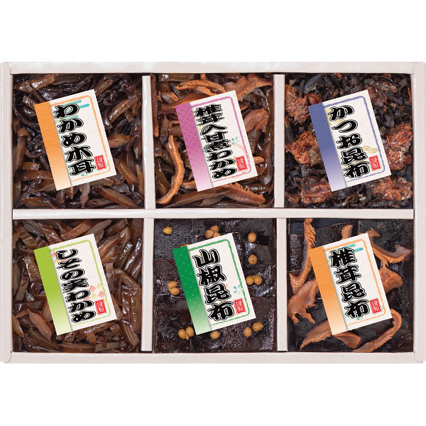 御昆布　佃煮６品詰合せ