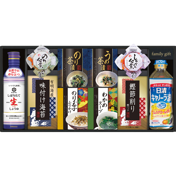 キッコーマン　生しょうゆ＆和食詰合せ