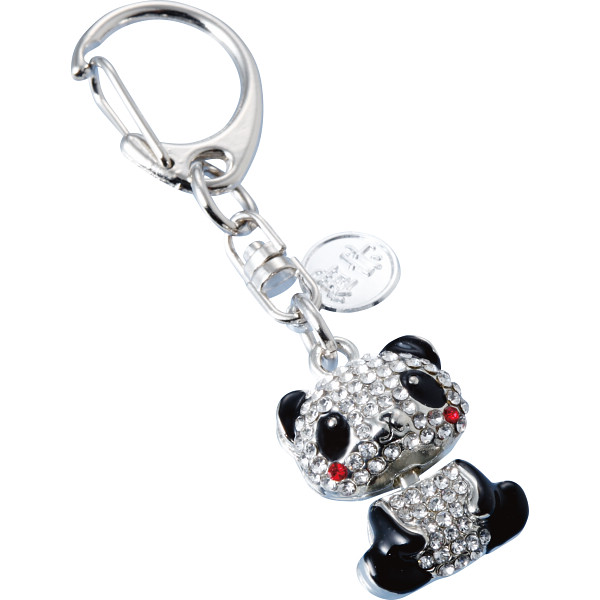 きらきら開運キーホルダー パンダ