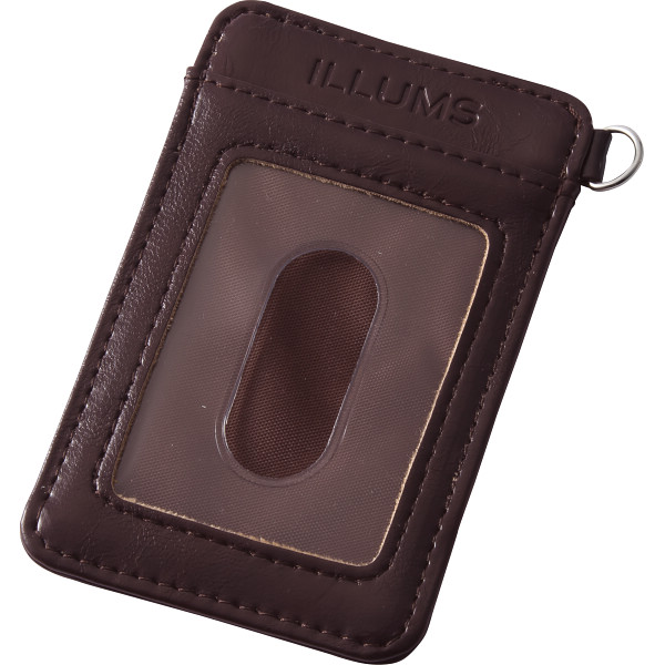 イルムス パスケースブラウン