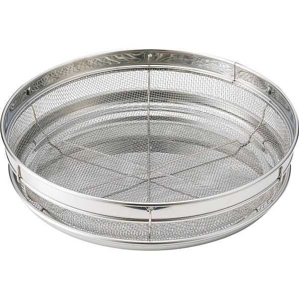 ステンレス浅ザル・トレーセット