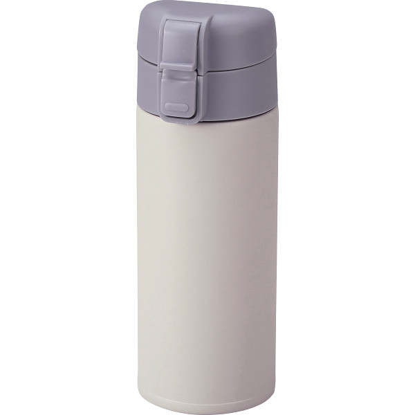 モルン　軽量ワンタッチステンレスボトル（３５０ｍｌ）クールグレイ
