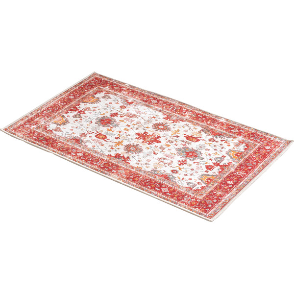 つまづきにくい薄型玄関マットレッド