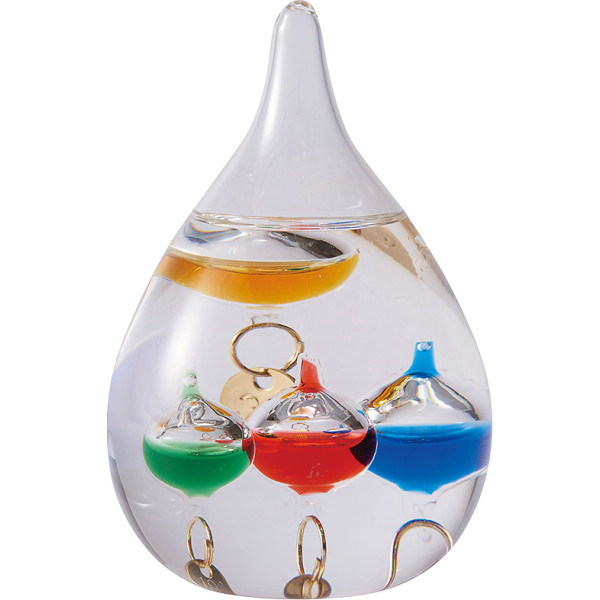 ガラスフロート温度計　しずくＳＳ