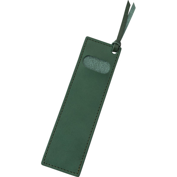 革工房いんのしま しおりにもなるペンケースグリーン