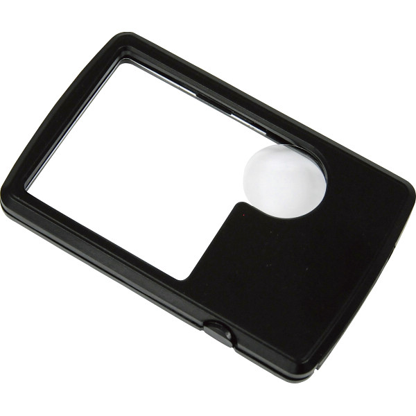 ケンコー 照らすＬＥＤ付きカード型拡大鏡