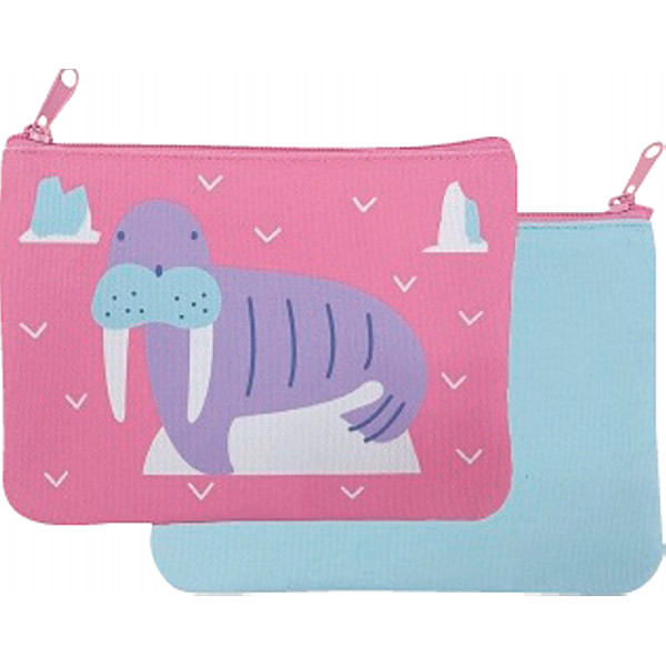 イッソ・エッコ　マルチポーチピンク・セイウチ