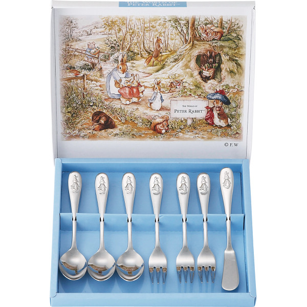 ピーターラビット カトラリー７本セット