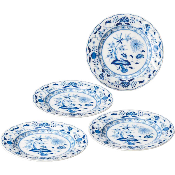 ロイヤルオニオン　プチケーキ皿４枚セット