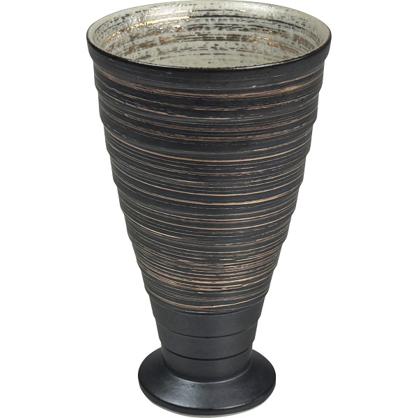 有田焼　陶悦窯　ゴブレット金色刷毛