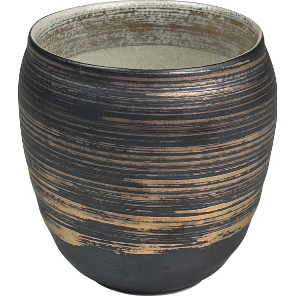 有田焼　陶悦窯　焼酎カップ金色刷毛