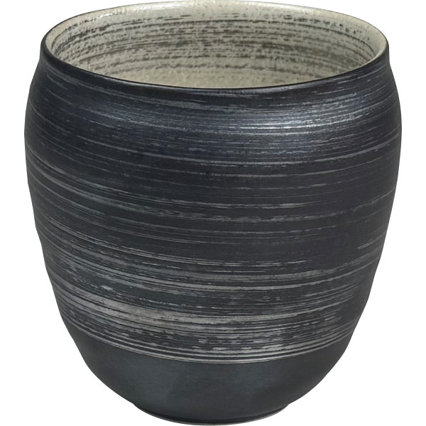 有田焼　陶悦窯　焼酎カップ銀色刷毛