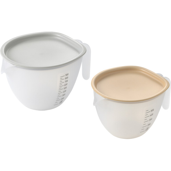 蓋付きボウル大小セット