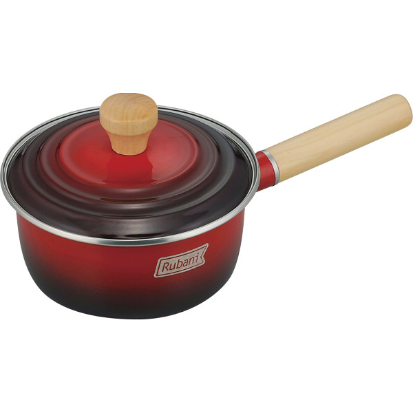 ルバーニ ホーロー片手鍋（１６ｃｍ）