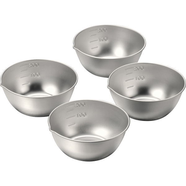 燕三　ステンレス小分けボウル４点セット（１０ｃｍ）