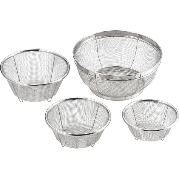 郷技 ステンレスザル４個組