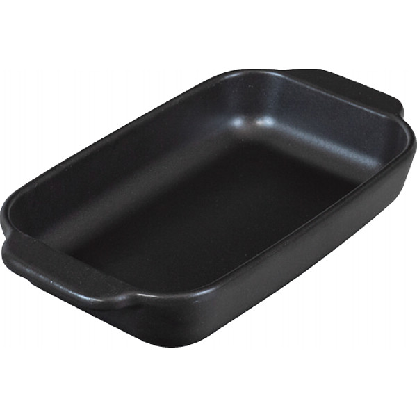 マジカリーノ　レンジで発熱する角型皿（ショート）