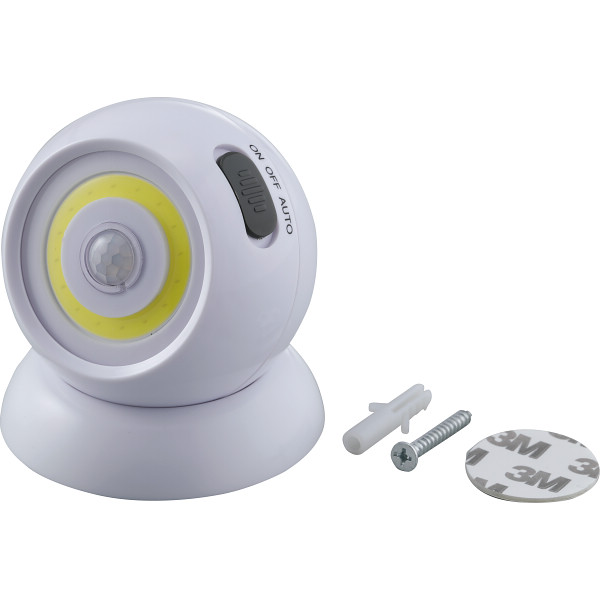 ＣＯＢセンサーライト マグネット台座付