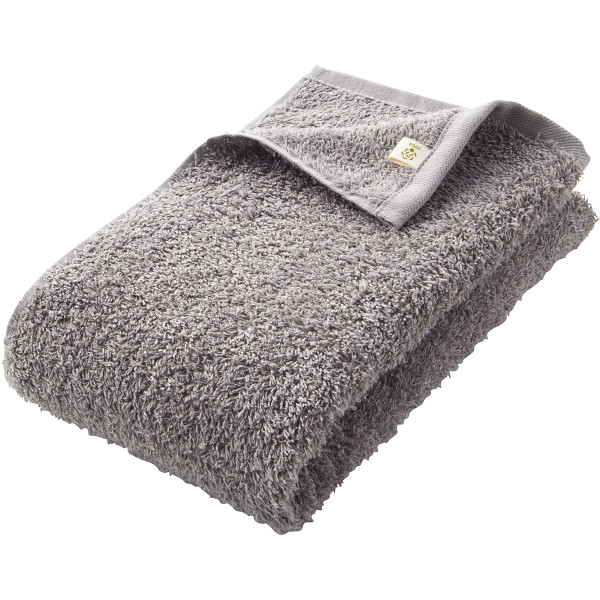 グランフランセヌーベル　オーガニックコットン　ロングパイル　フェイスタオルグレージュ