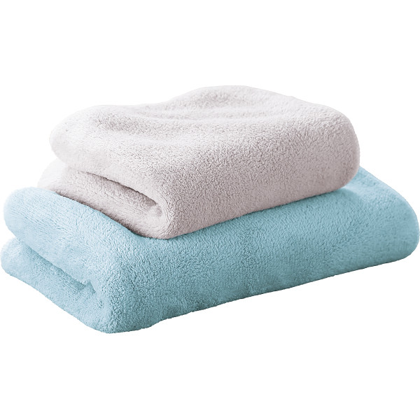 生活時間を確保するタイパタオル　スリムバス・フェイスタオルセット