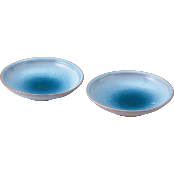 萩焼 ソライロ ペア小皿