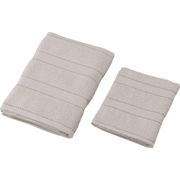 泉州＋ｅｃｏタオル　バス・フェイスタオルセット