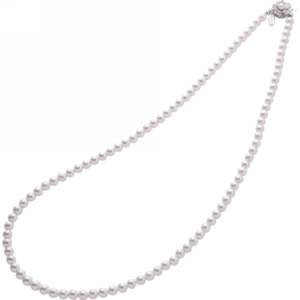 ユキコハナイ パールロングネックレスホワイト