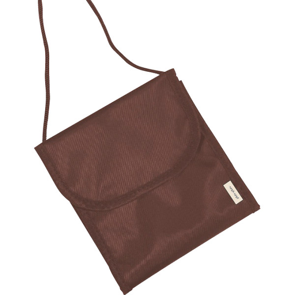 アン・アン　ネックポーチ　カラビナ付きブラウン