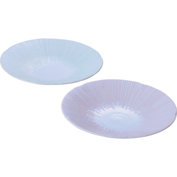 パールクリスタル　ペア盛皿