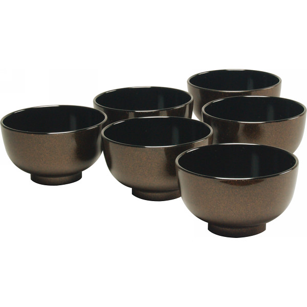 ラメ塗 汁椀６客揃