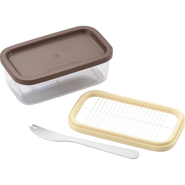 保存ができるバターカッター ナイフ付き
