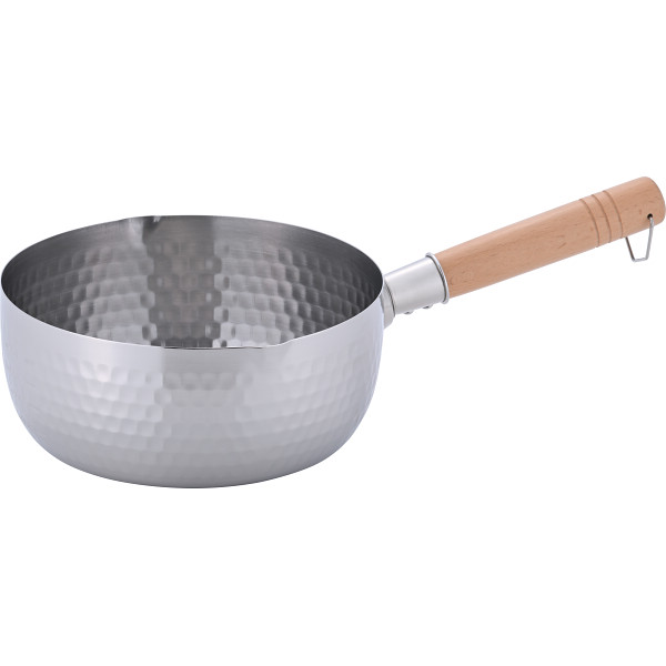 ステンレス雪平鍋（２０ｃｍ）目盛付