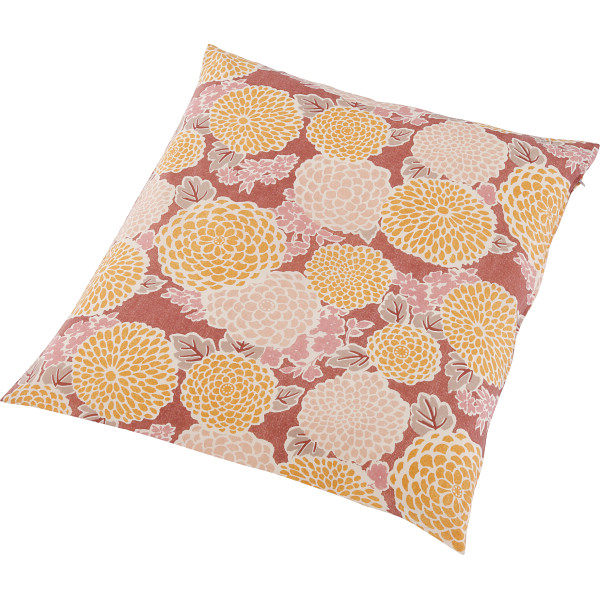 座布団カバー４枚セットエンジ