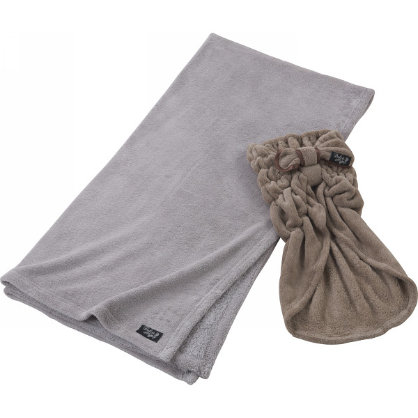 ドルシス バスタオル・２ウェイヘアキャップセット