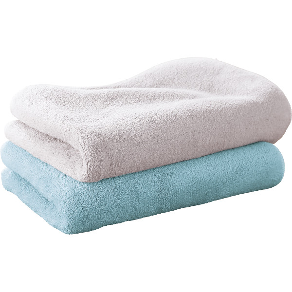 生活時間を確保するタイパタオル　スリムバスタオル２枚セット